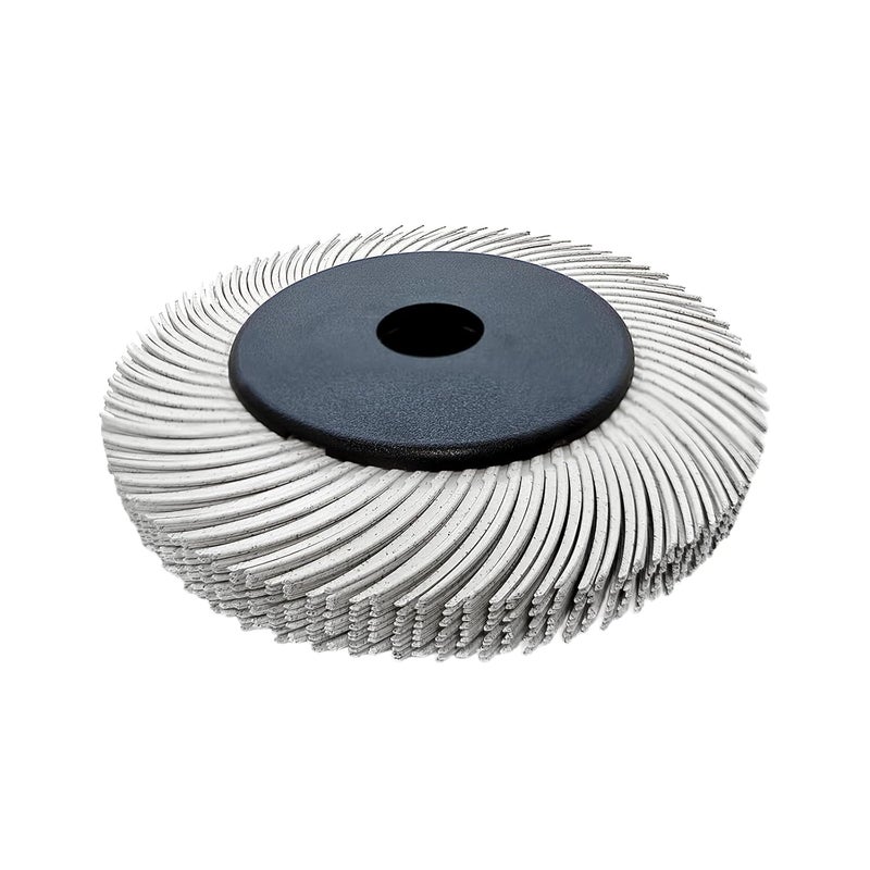 HIEMTE Radial Bristle Brush, 6 in x 1/2 in x 1 in, 5000#, 1SET，Ten Single Piece with Adapter - Image 4